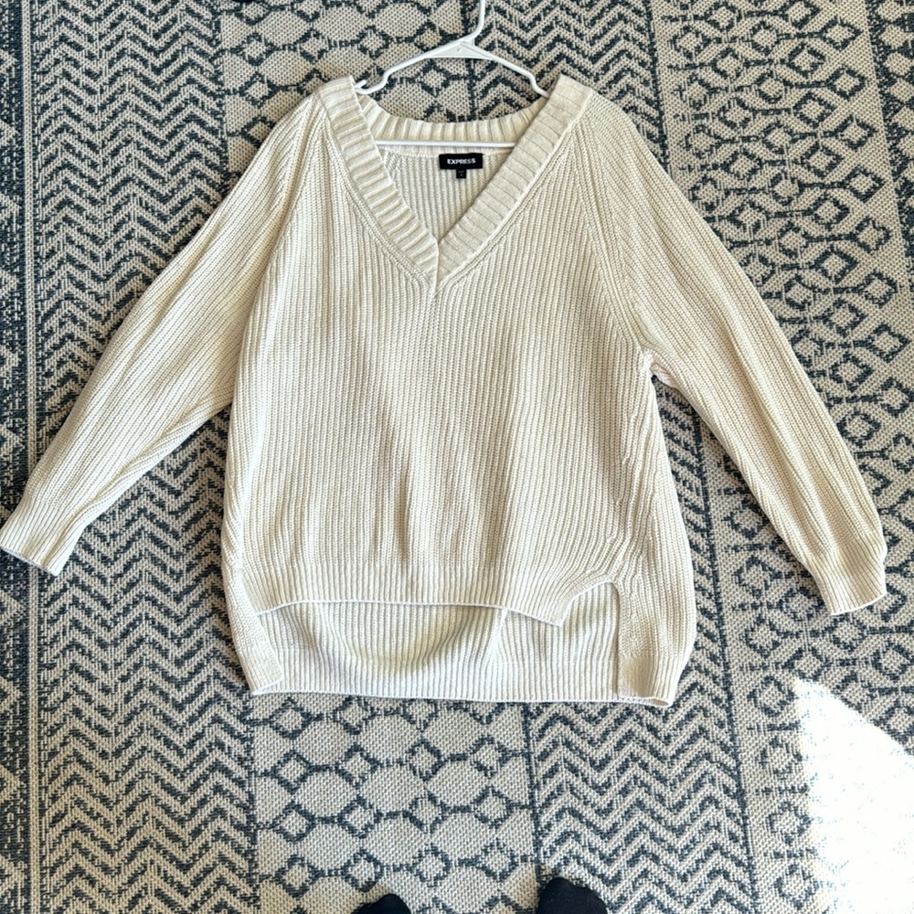 Cream sweater